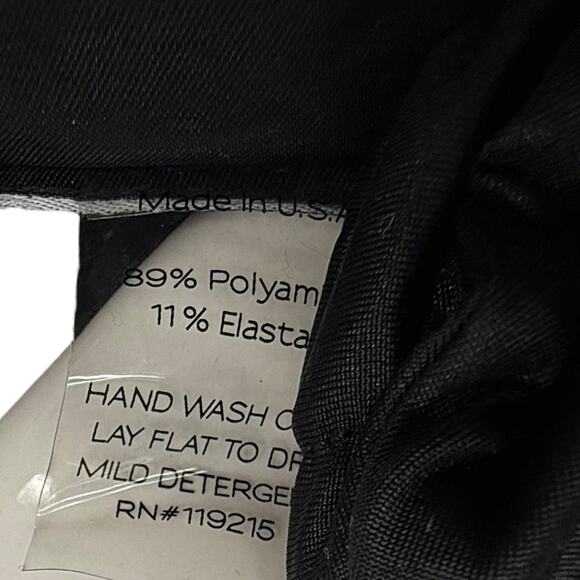 Beach Bunny Black Bikini Set Dangling Pastel Jewels Chain Halter Top L Bottoms M - Picture 9 of 13